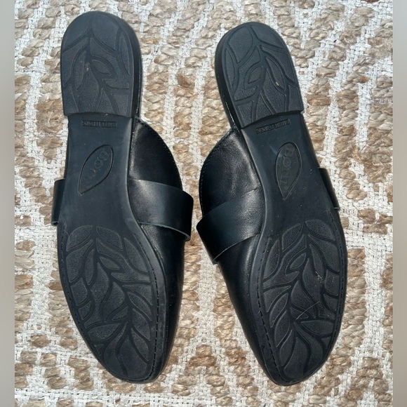 Born Black Leather Slip-On Flats Leather Sz 8 - Picture 6 of 6